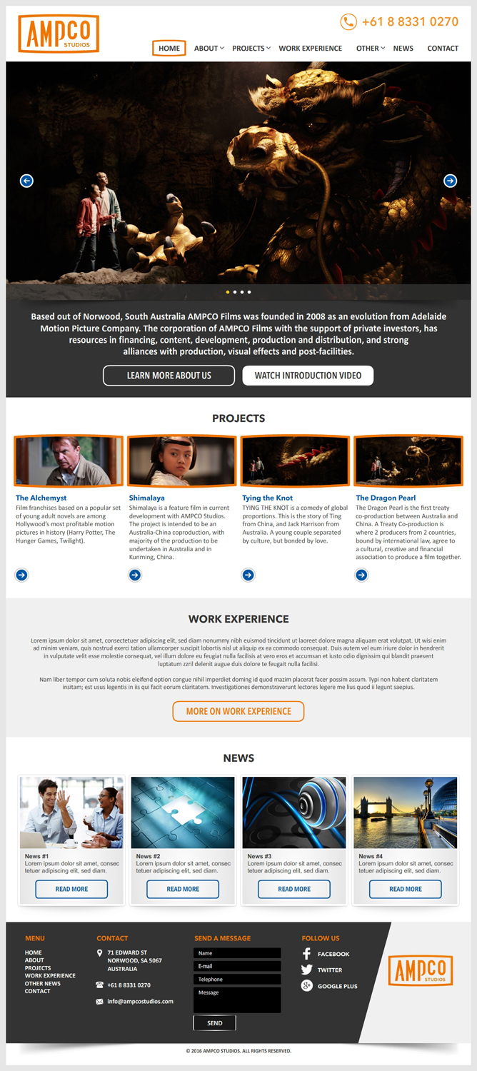 Diseño Web por -Marc- para este proyecto | Diseño #10309915