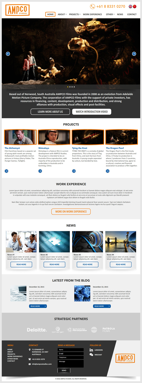 Diseño Web por -Marc- para este proyecto | Diseño #10337838