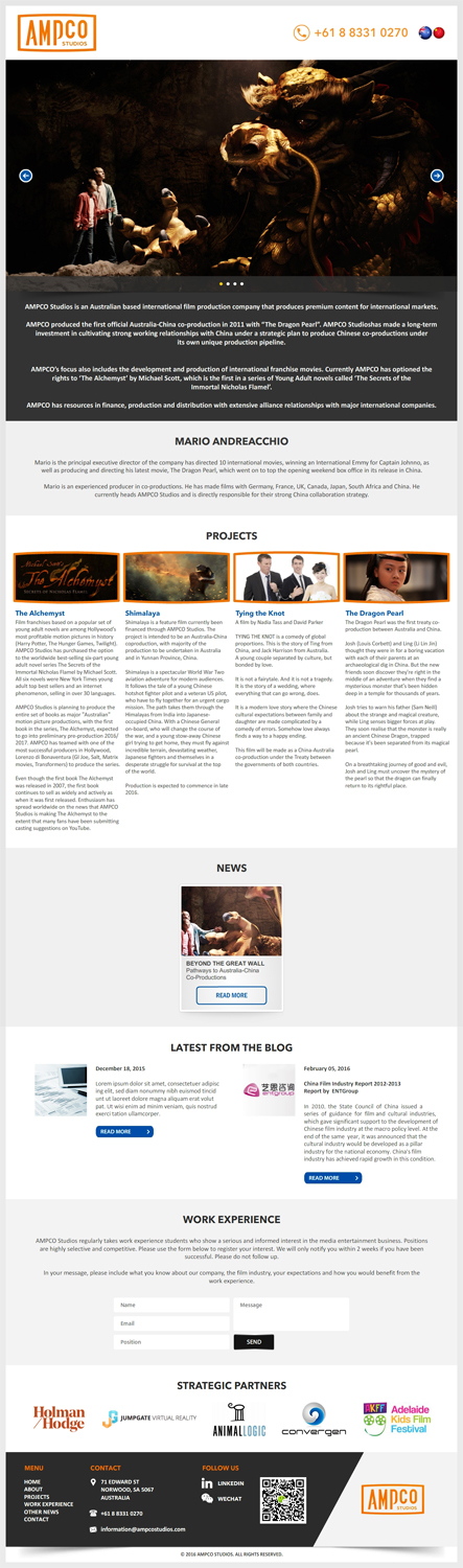 Diseño Web por -Marc- para este proyecto | Diseño #10489404