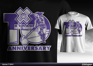Hymax Field Hockey 10 years anniversary | Diseño de Camiseta por gekgrfx