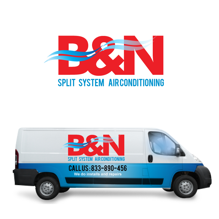 Logo Design by designgreen for B&N Split System Air Conditioning | Design #10141829