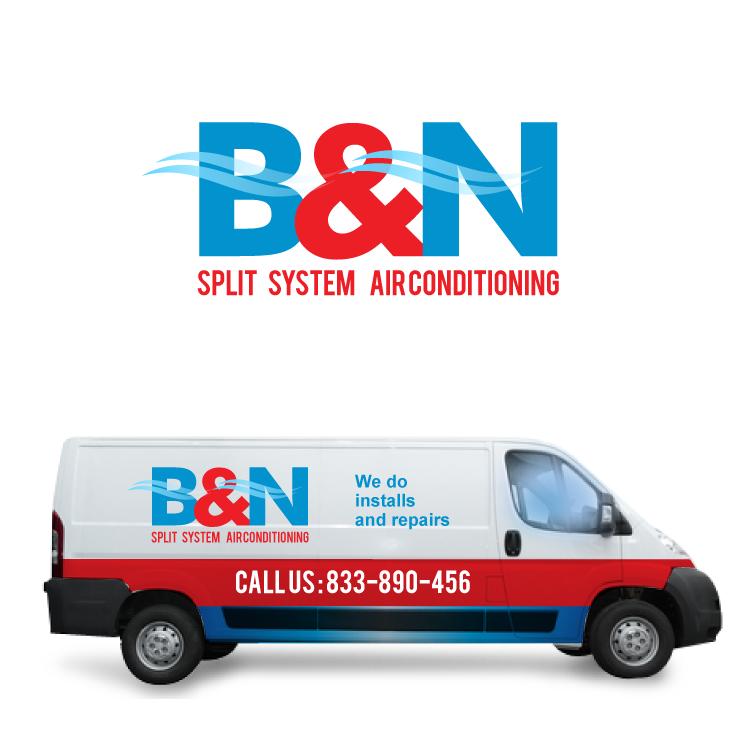 Logo Design by designgreen for B&N Split System Air Conditioning | Design #10141830