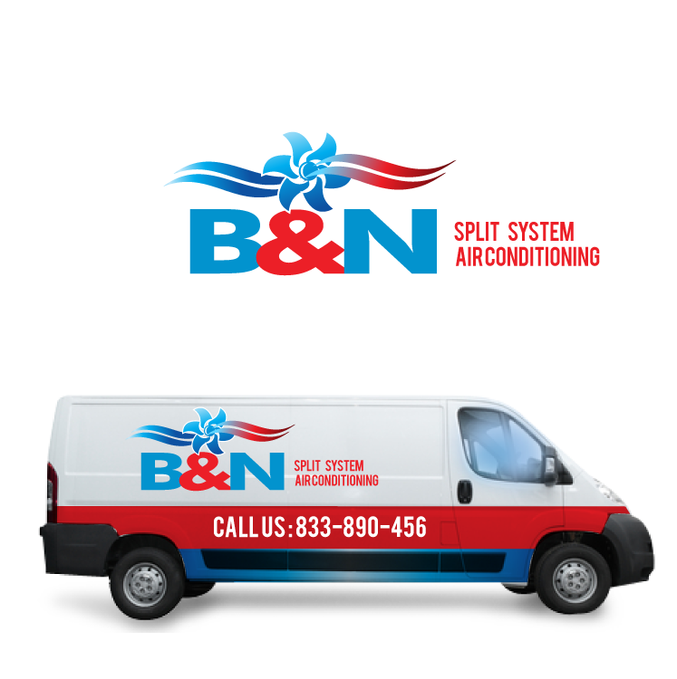 Logo Design by designgreen for B&N Split System Air Conditioning | Design #10141831