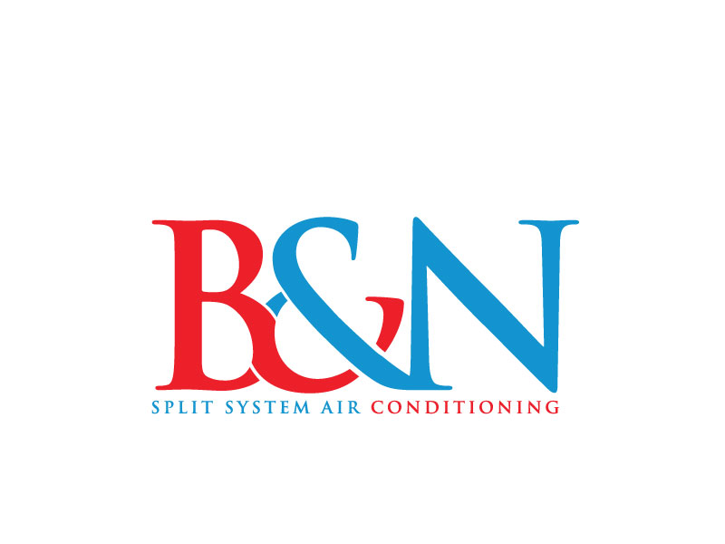 Logo Design by designstudio007 for B&N Split System Air Conditioning | Design #10217872