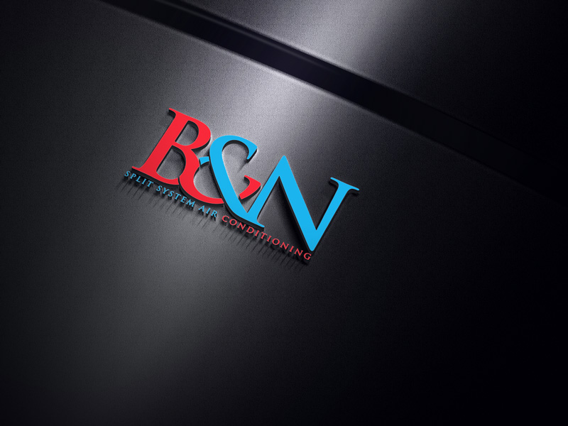 Logo Design by designstudio007 for B&N Split System Air Conditioning | Design #10217873