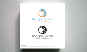 Logo Design by R!CKY for B&N Split System Air Conditioning | Design: #10160470