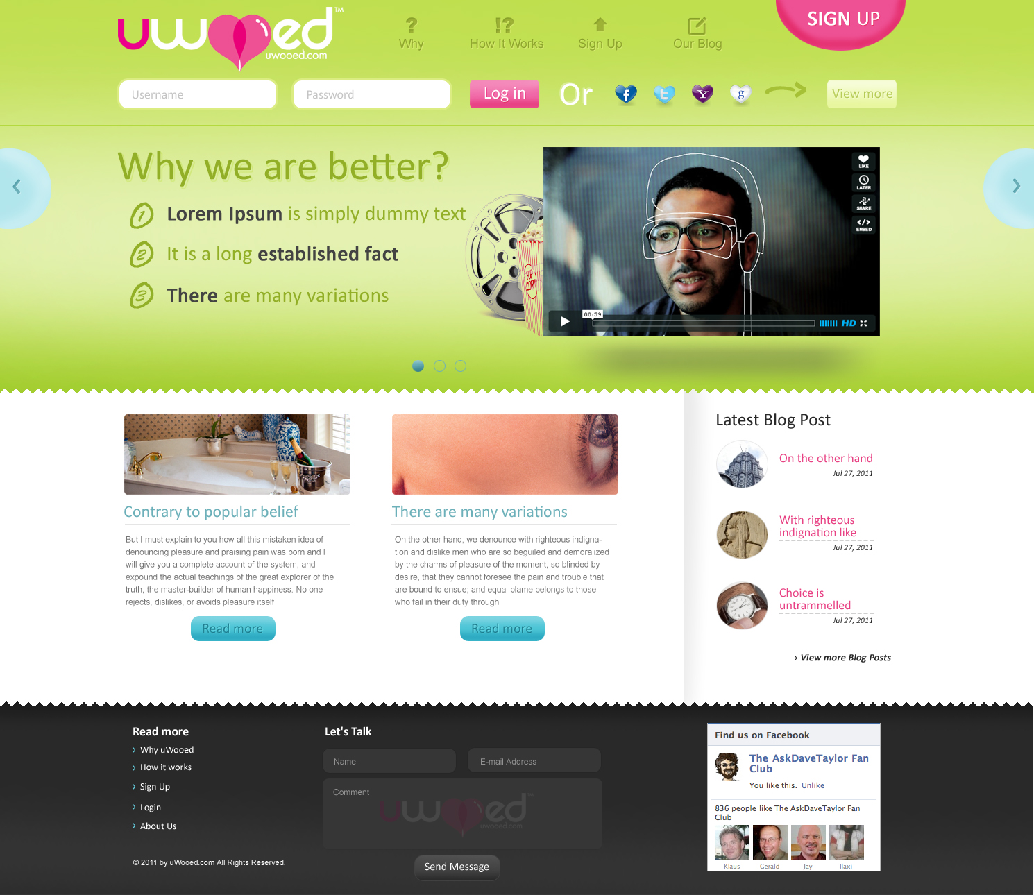 Web Design by KKORZENIOWSKI. for this project | Design #443074