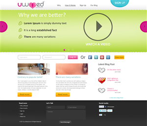 Web Design par KKORZENIOWSKI. pour ce projet | Design : #449356