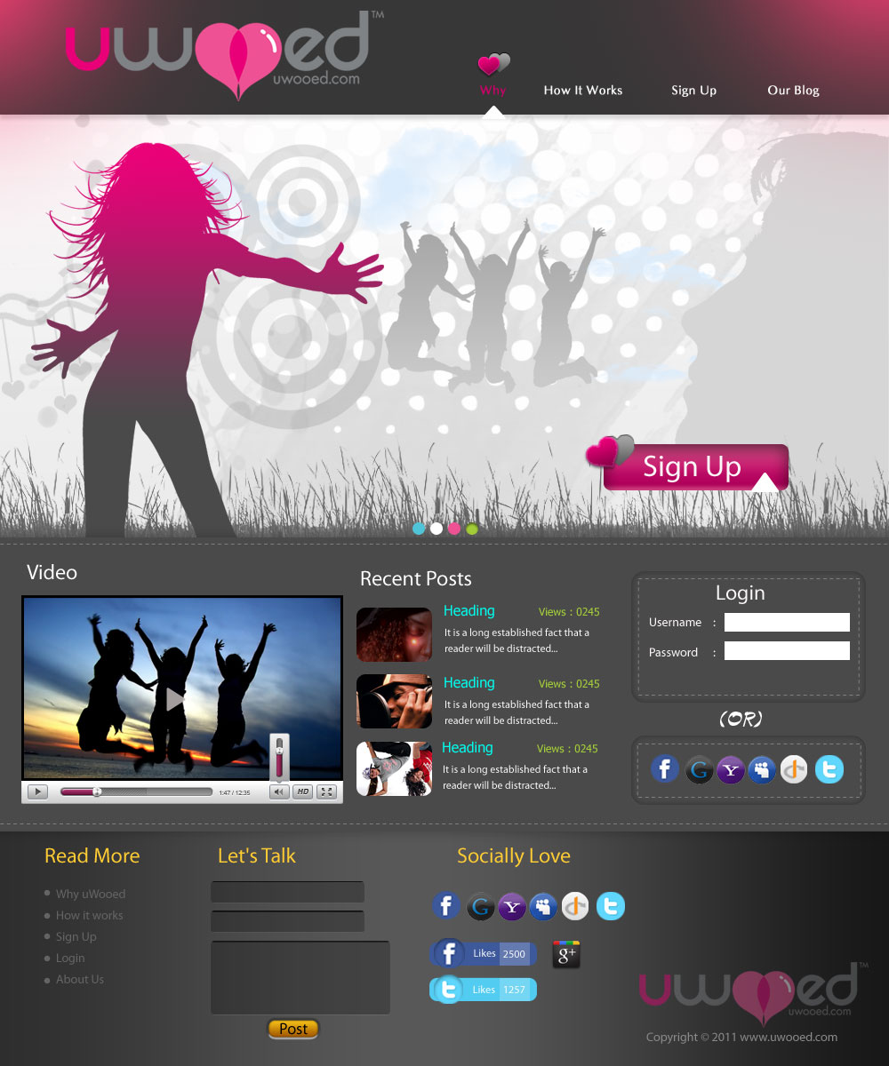 Web Design par pb pour ce projet | Design #440461