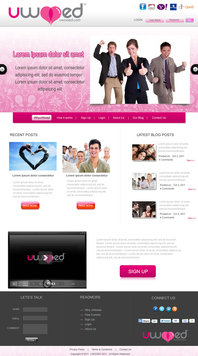 Diseño Web por pb para este proyecto | Diseño #440462