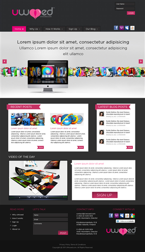 Web Design by pb for this project | Design: #440463