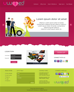 Web Design by pb for this project | Design: #442769