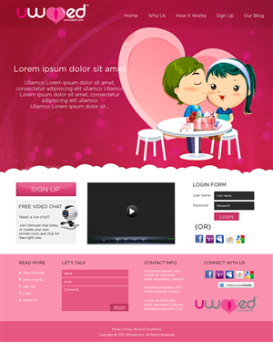 Web Design by pb for this project | Design: #444564