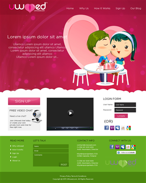 Web Design by pb for this project | Design: #444565