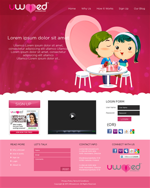 Web Design by pb for this project | Design: #444566