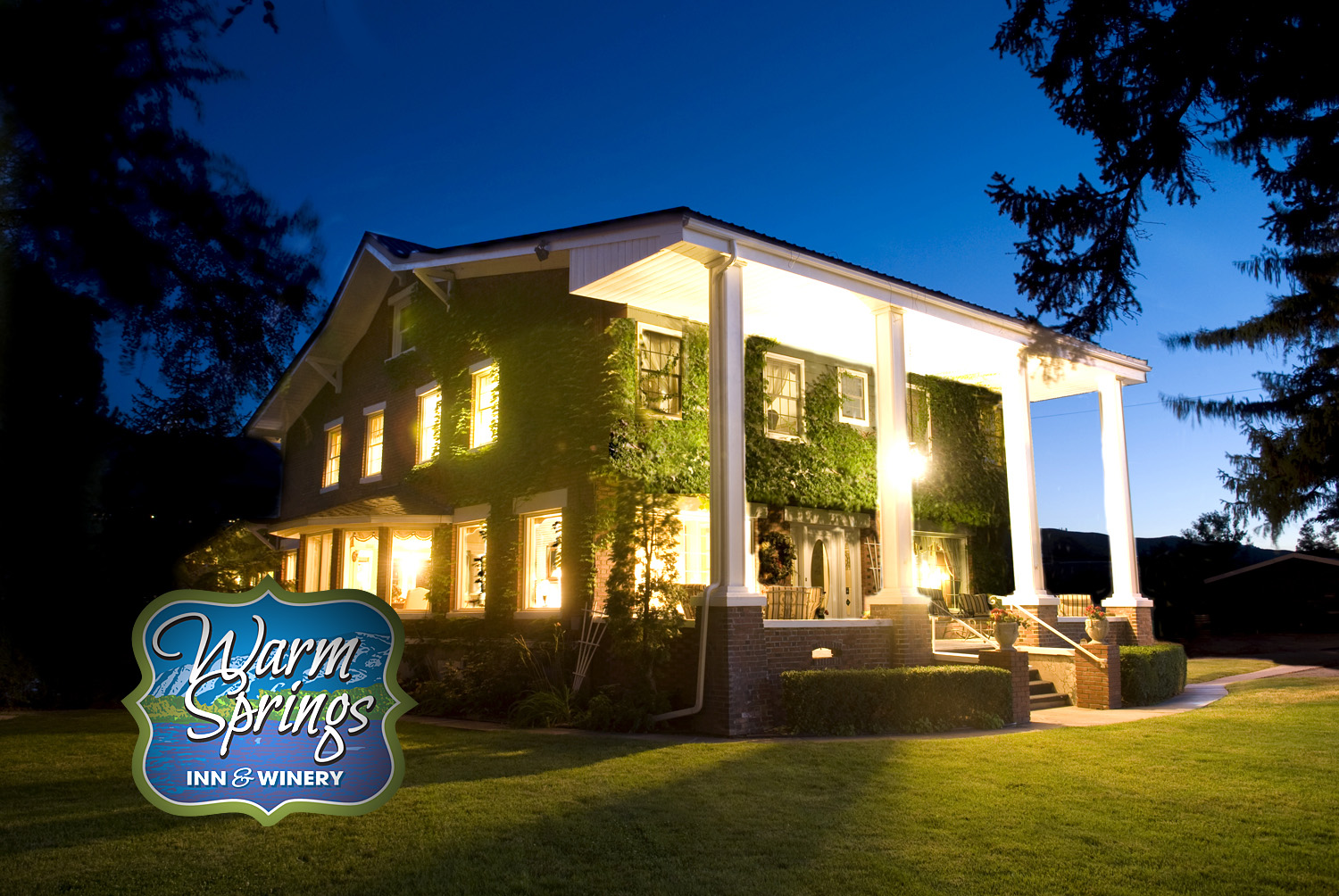 Logo Design by Armandito for Warm Springs Inn & Winery | Design #2183186
