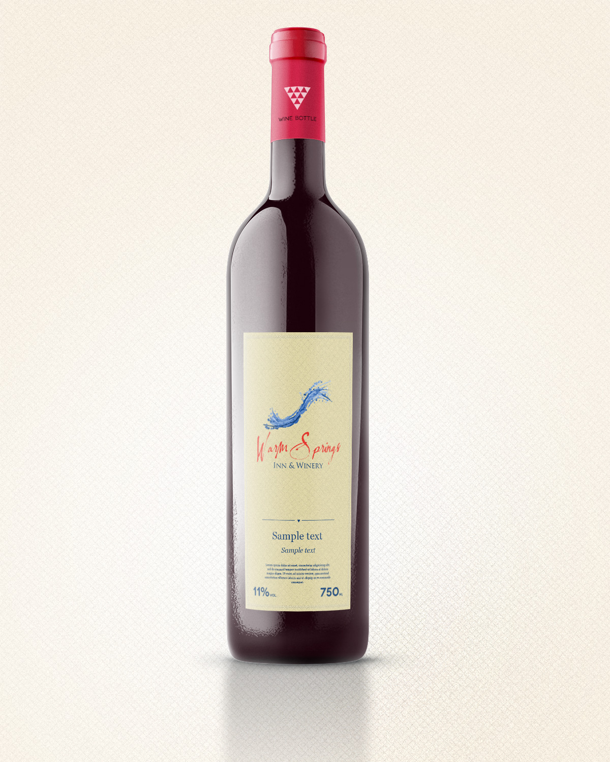 Logo Design by Studio Bella for Warm Springs Inn & Winery | Design #2154710