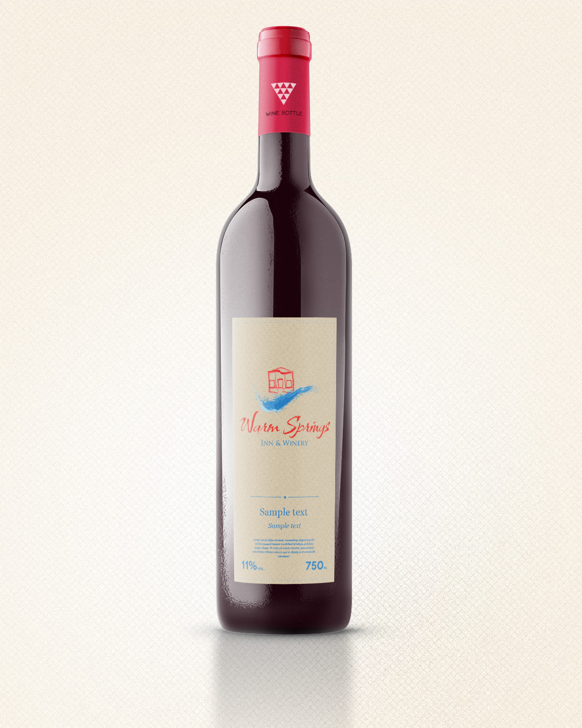Diseño de Logo por Studio Bella para Warm Springs Inn & Winery | Diseño #2165225
