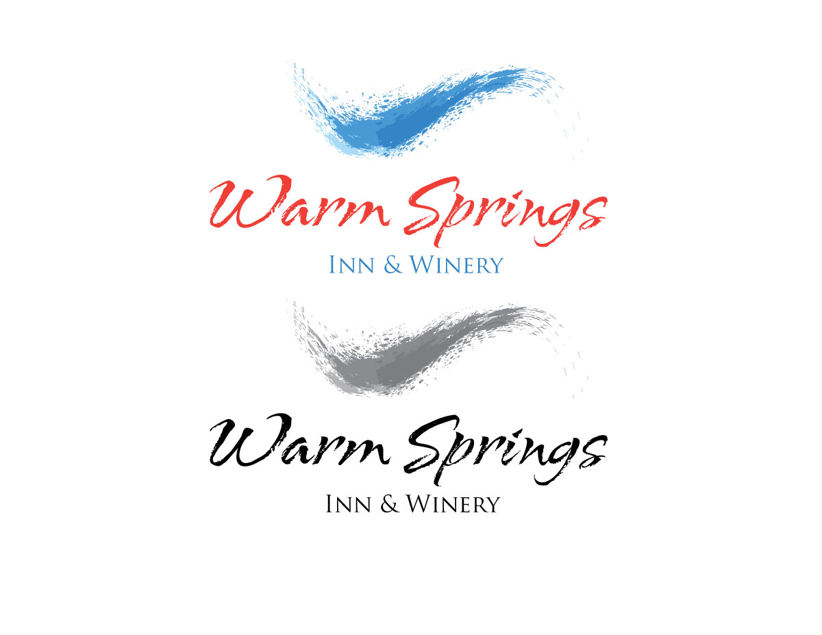 Logo Design by Studio Bella for Warm Springs Inn & Winery | Design #2183083