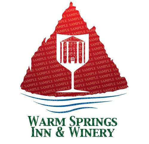 Diseño de Logo por Stefan para Warm Springs Inn & Winery | Diseño #2181651