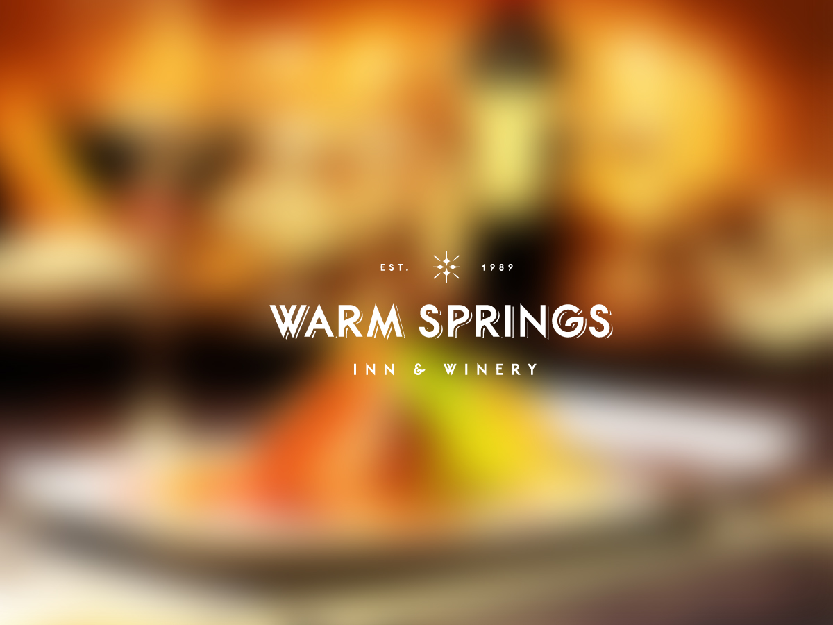 Logo Design by Creative Juice for Warm Springs Inn & Winery | Design #2238078