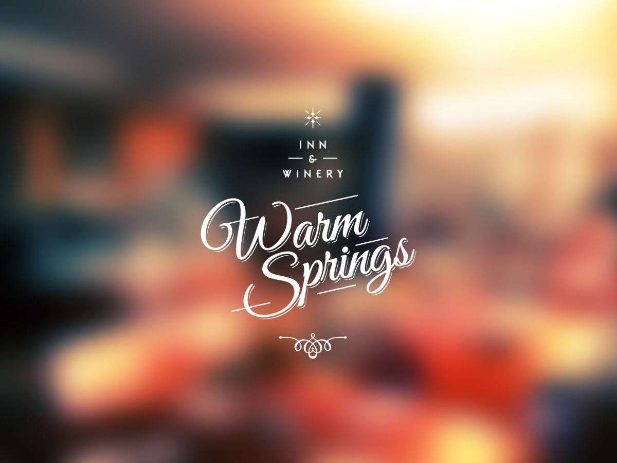 Logo Design by Creative Juice for Warm Springs Inn & Winery | Design #2238081