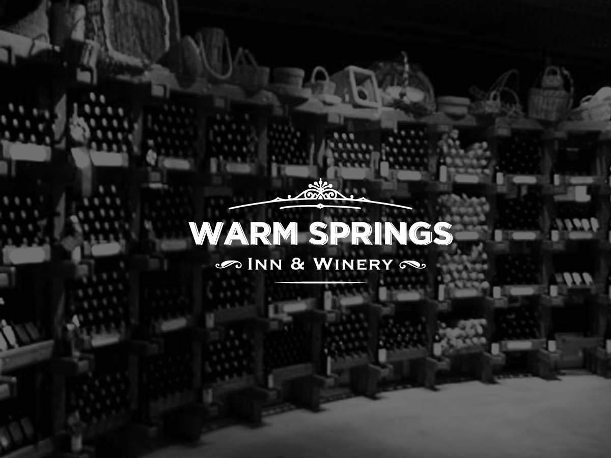 Logo Design by Creative Juice for Warm Springs Inn & Winery | Design #2238082