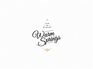 Logo Design by Creative Juice for Warm Springs Inn & Winery | Design #2238197