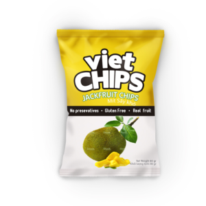 design a packing for fruit chips which brandname is Vietchips.  | Label Design by Soluciones Creativas
