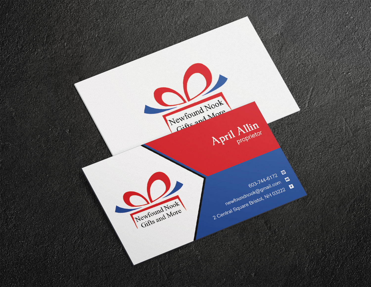 Visitenkarten-Design von Lanka Ama für Newfound Nook | Design #10160720