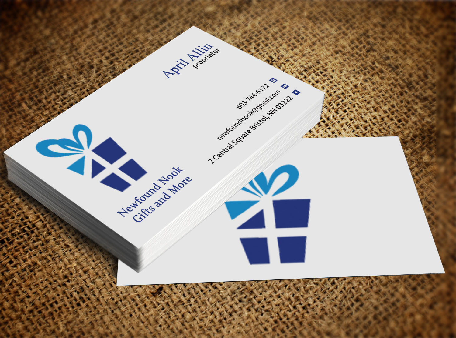 Visitenkarten-Design von Lanka Ama für Newfound Nook | Design #10160729