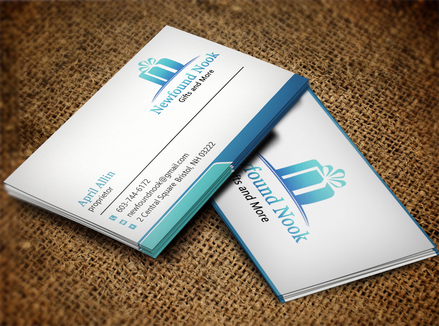Visitenkarten-Design von Lanka Ama für Newfound Nook | Design #10160754