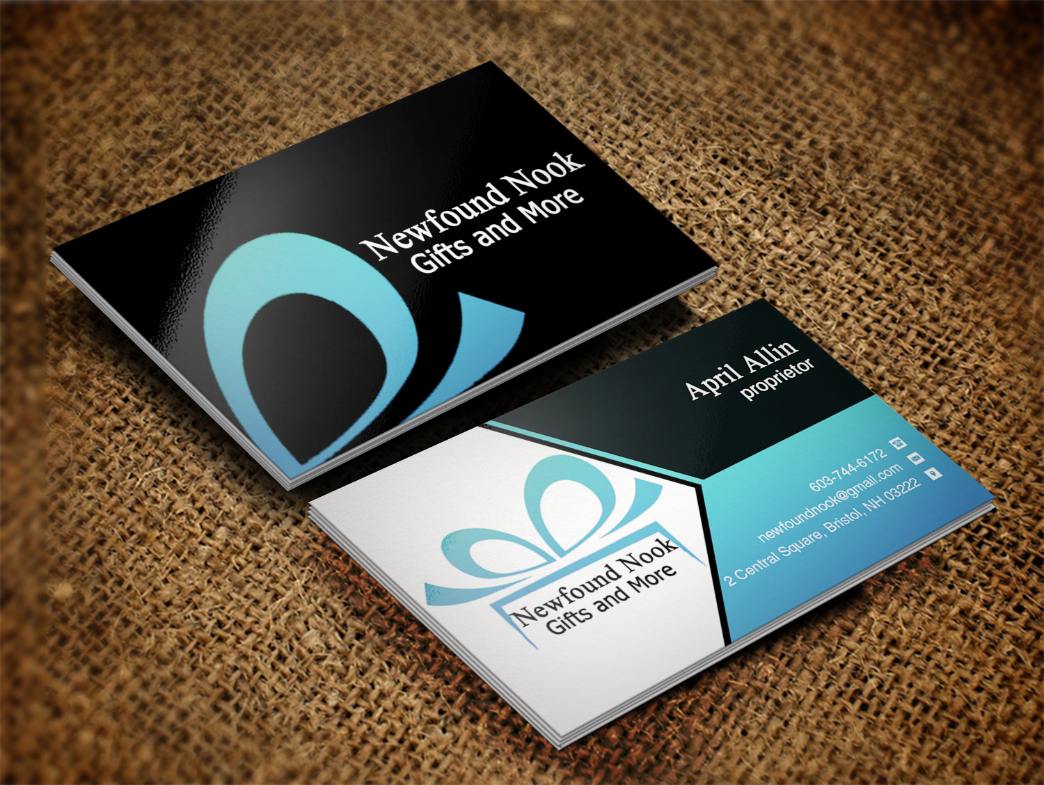 Business Card Design by Lanka Ama for Newfound Nook | Design #10160866