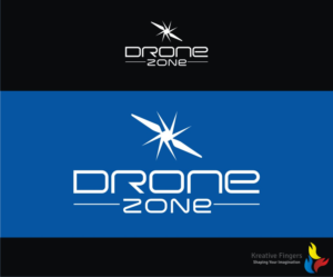 Drone flight zone franchise logo by kreative-fingers