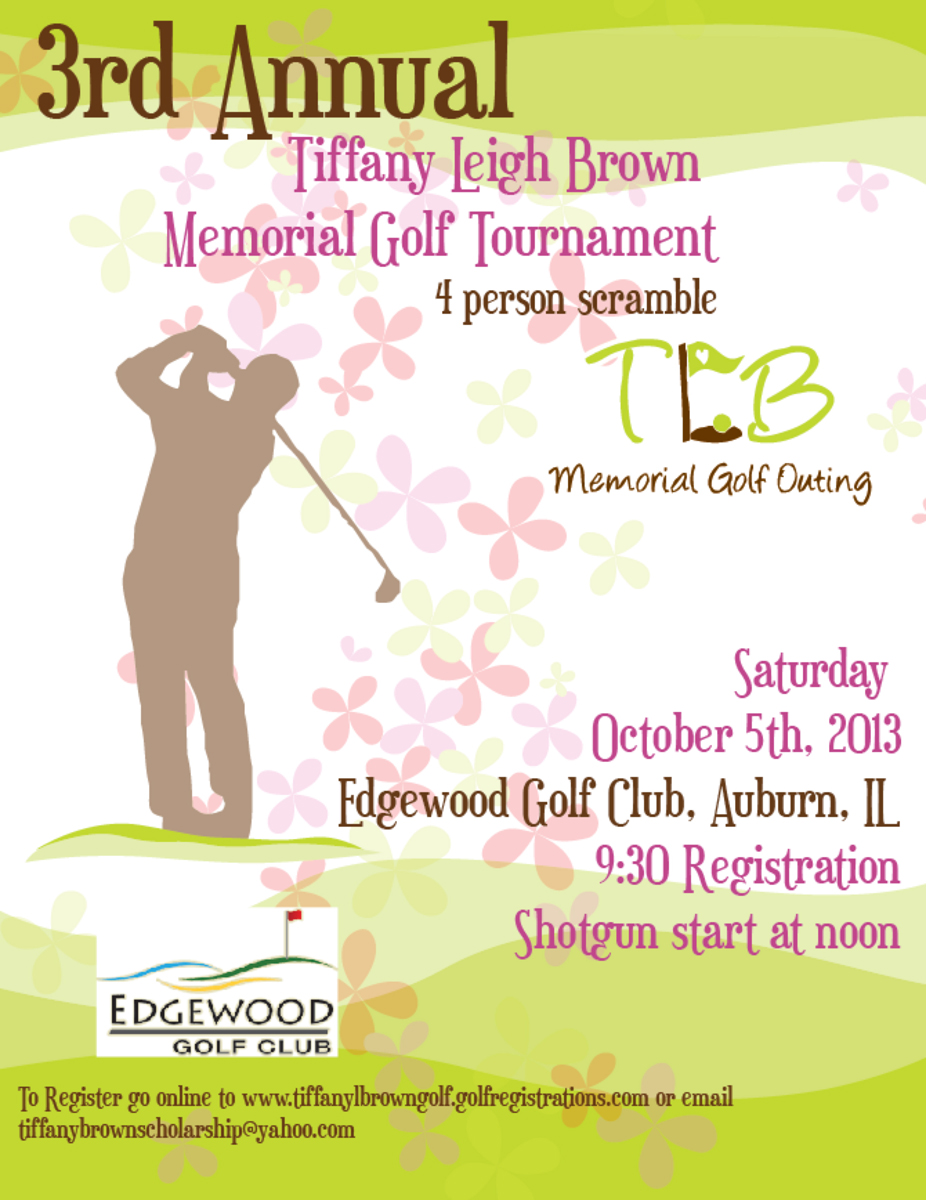 Diseño de Flyer por Sbutter50 para The Tiffany Leigh Brown Memorial Scholarship Fund, Inc. | Diseño #2178093