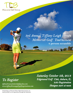 Flyer-Design von Jun Kai für The Tiffany Leigh Brown Memorial Scholarship Fund, Inc. | Design: #2158069