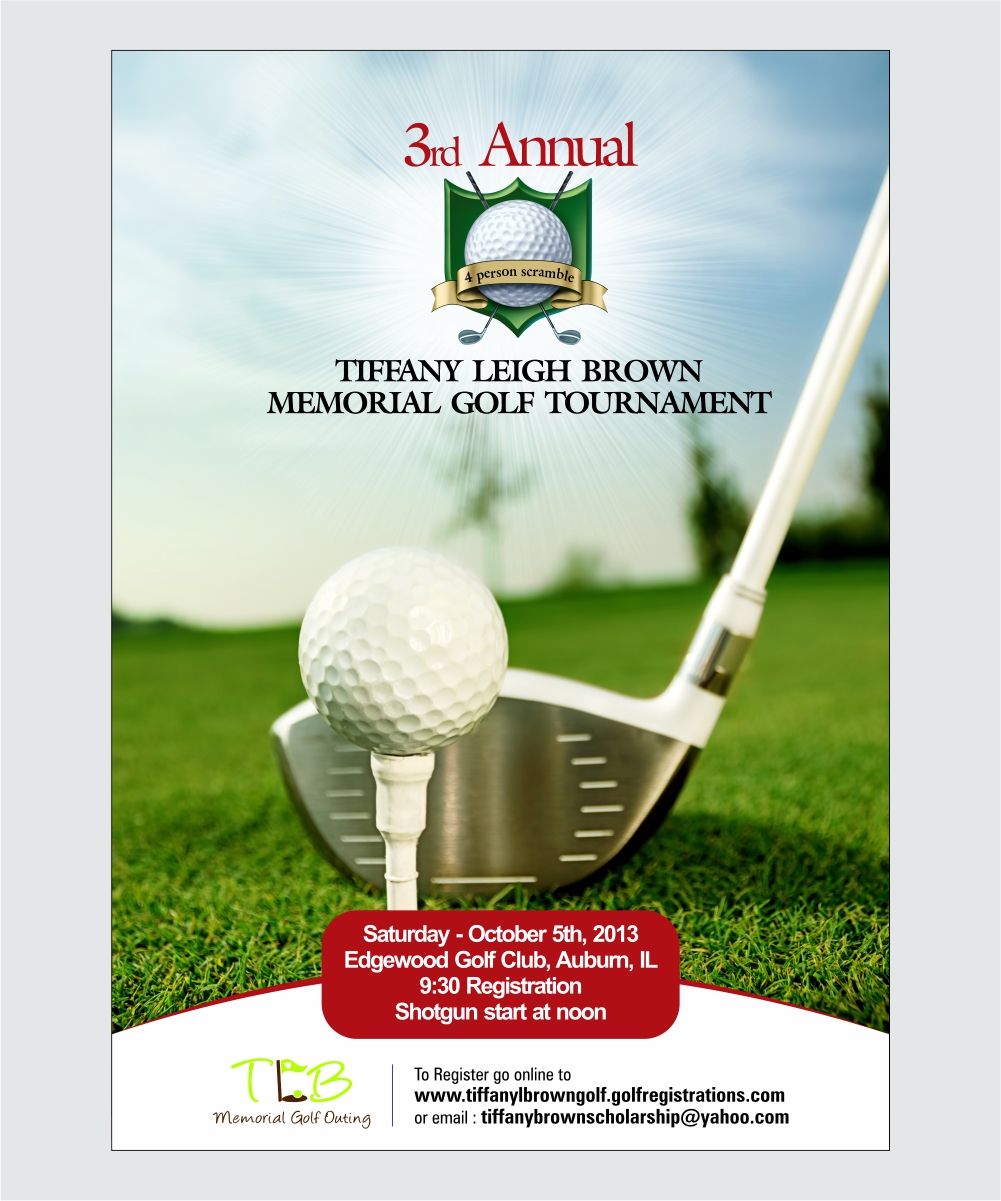 Flyer Design by Purple Studio for The Tiffany Leigh Brown Memorial Scholarship Fund, Inc. | Design #2158758