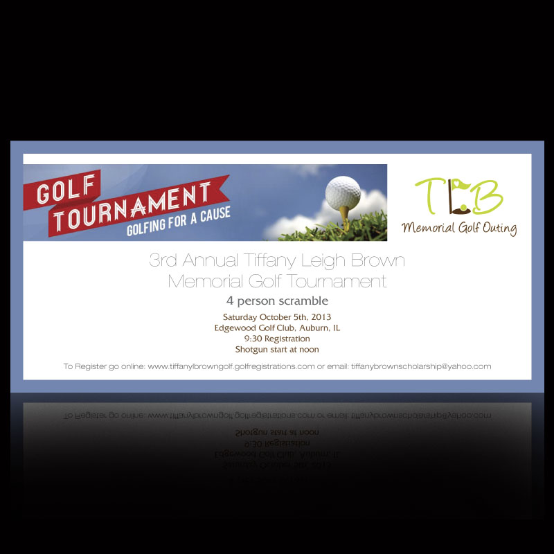 Flyer Design by gilbert j for The Tiffany Leigh Brown Memorial Scholarship Fund, Inc. | Design #2157607