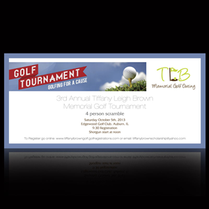 Flyer-Design von gilbert j für The Tiffany Leigh Brown Memorial Scholarship Fund, Inc. | Design: #2157607