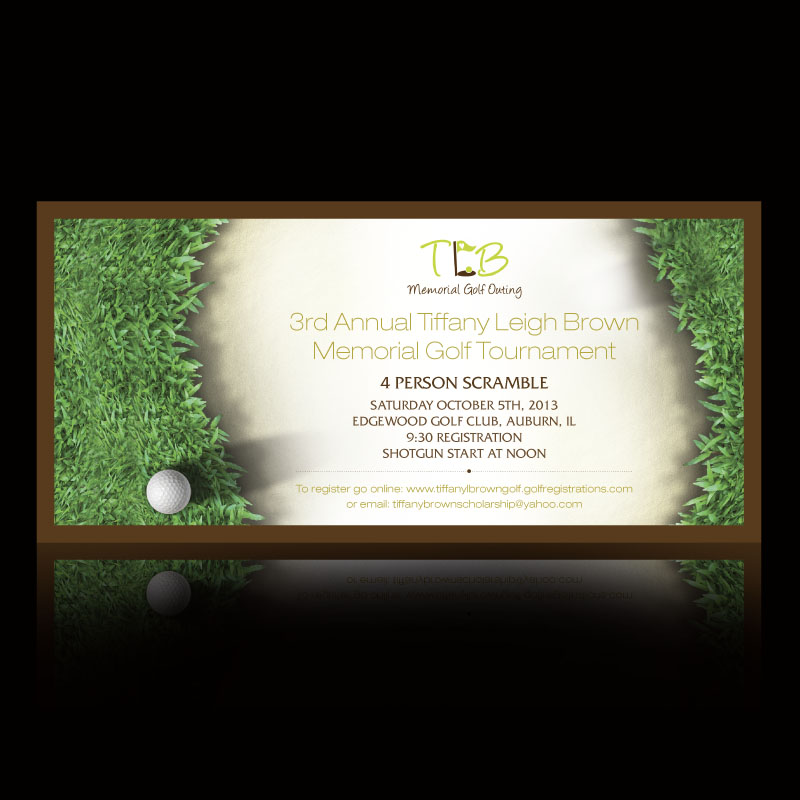 Flyer Design by gilbert j for The Tiffany Leigh Brown Memorial Scholarship Fund, Inc. | Design #2157795