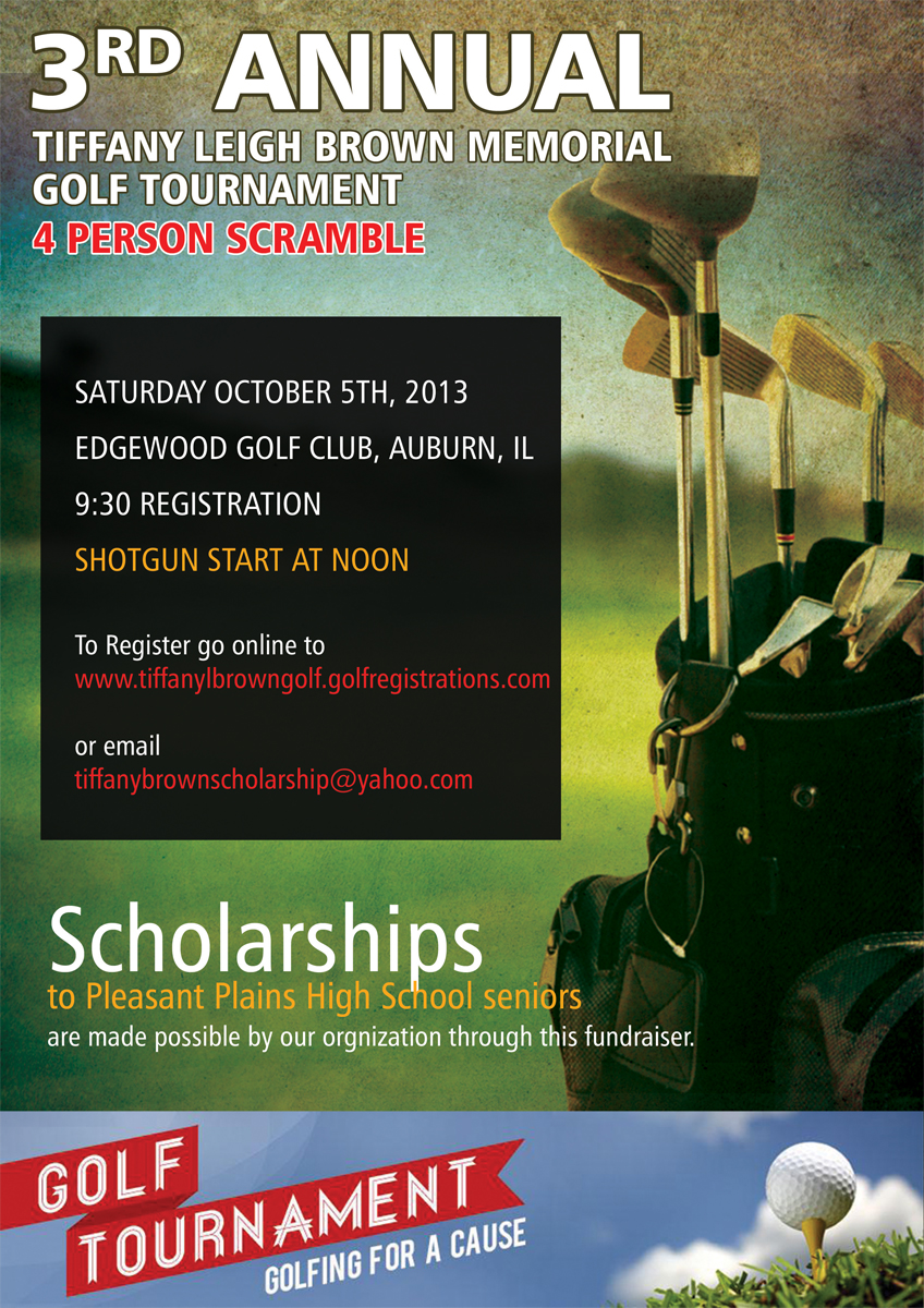 Flyer Design by roopaljain for The Tiffany Leigh Brown Memorial Scholarship Fund, Inc. | Design #2170876
