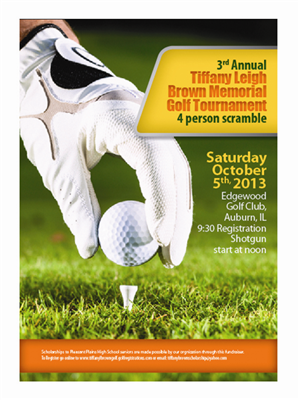 Flyer-Design von MasterMind für The Tiffany Leigh Brown Memorial Scholarship Fund, Inc. | Design #2193368