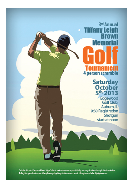 Flyer Design by MasterMind for The Tiffany Leigh Brown Memorial Scholarship Fund, Inc. | Design #2193370