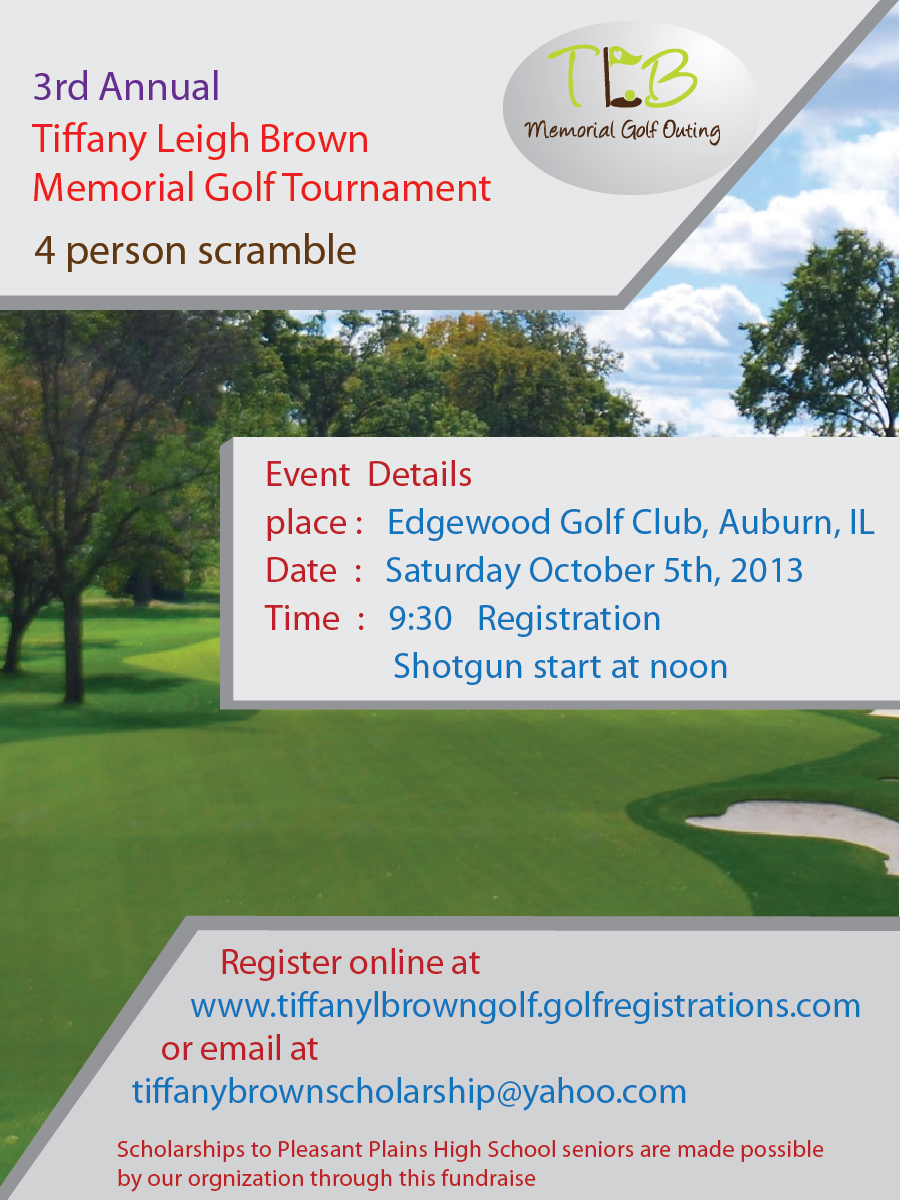 Flyer Design by raanvinu for The Tiffany Leigh Brown Memorial Scholarship Fund, Inc. | Design #2168905