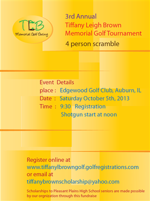 Flyer-Design von raanvinu für The Tiffany Leigh Brown Memorial Scholarship Fund, Inc. | Design: #2168983