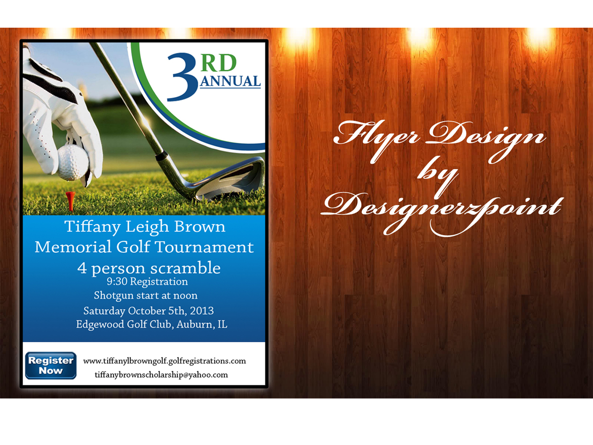 Flyer Design by cgaobair for The Tiffany Leigh Brown Memorial Scholarship Fund, Inc. | Design #2168237