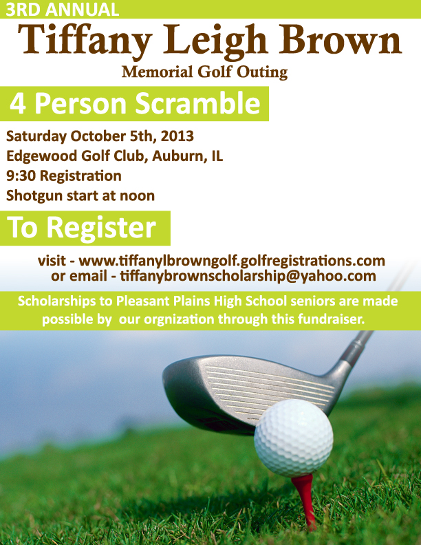 Flyer Design by john victor for The Tiffany Leigh Brown Memorial Scholarship Fund, Inc. | Design #2153804