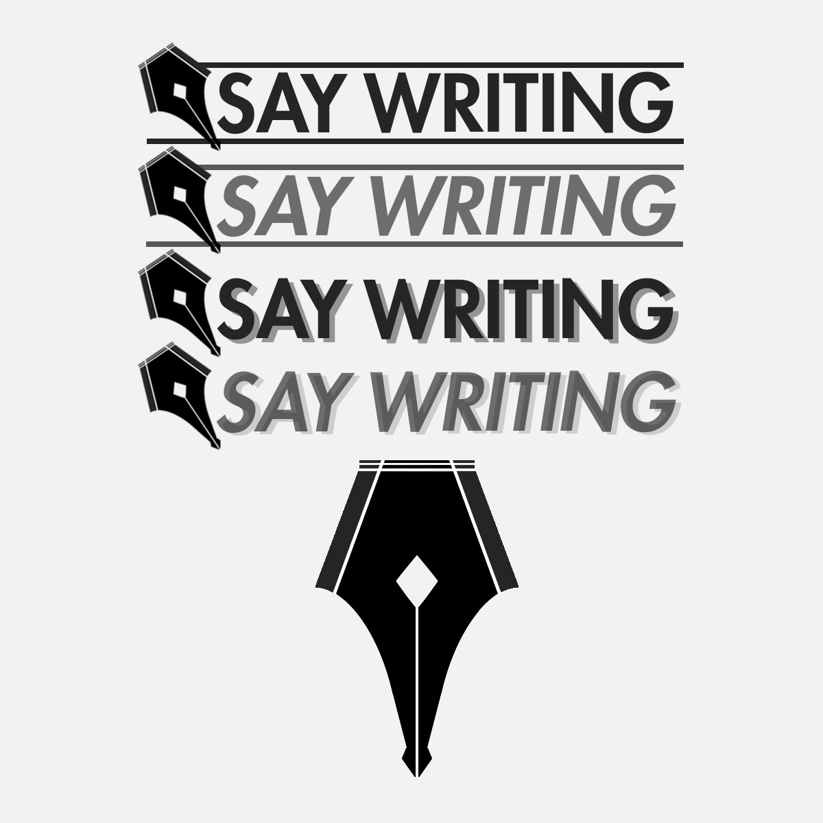 Design de Logo par yosepmolino pour Say Writing | Design #2155011