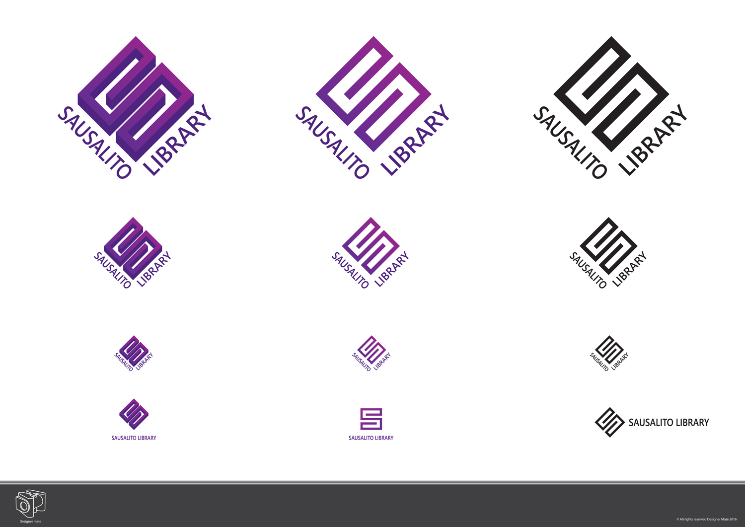 Diseño de Logo por Designer Mate para Sausalito Public Library | Diseño #10211428