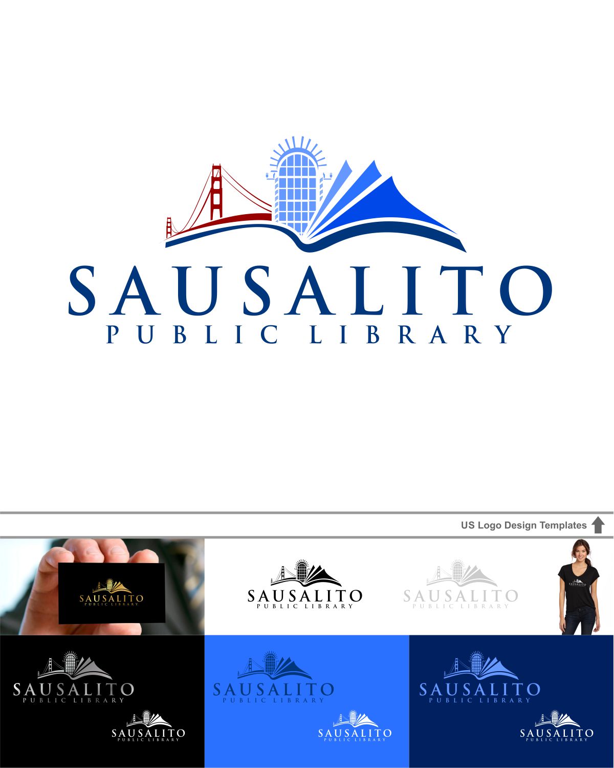 Logo Design by DesignMX (Renan Mejia) for Sausalito Public Library | Design #10146105